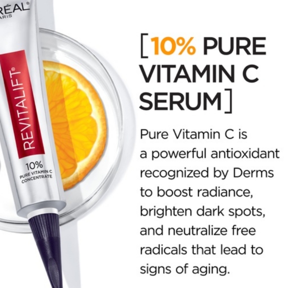 3/$20 NWT L'Oreal Revitalift Derm Intensives 10% vitamin C face serum - Picture 5 of 7